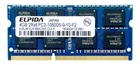 Оперативна пам'ять Elpida SODIMM DDR3 4Gb 2Rx8 1333Mhz PC3-10600S-9-10-F2 EBJ41UF8BCS0-DJ-F