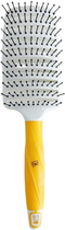 Szczotka do włosów Global Keratin Vent Brush 76 mm Biało-żółta (815401019168)