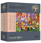 Пазли фігурні з дереваі Trefl Wood craft Чарівний світ (500+1 елм.) 20156 (Trefl)