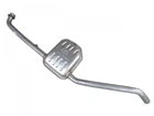Резонатор Опель Омега (Opel Omega) 2.0i X20SE 8V SDN kat 94- (17.46) Polmostrow