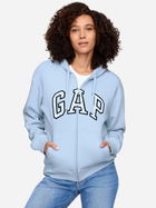 Bluza damska rozpinana streetwear z kapturem GAP 678782-05 M Błękitna