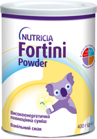 Ентеральне харчування Nutricia Fortini Powder зі смаком ванілі для дітей від 1 року та старше 400 г (4008976681342)