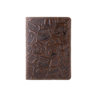 Обложка для паспорта HiArt PC-01-C18-0840-T007 Crystal Brown "Let's Go Travel"