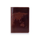 Обложка для паспорта HiArt PC-03-C19-1436-T001 Crystal Сognac "World Map"