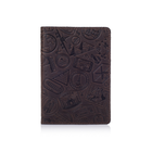 Обложка для паспорта HiArt PC-01-S19-1106-T007 Shabby Gavana Brown "Let's Go Travel"