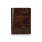 Обложка для паспорта HiArt PC-01-C18-0840-T002 Crystal Brown "7 Wonders of the World"
