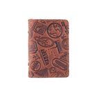 Обложка-органайзер для документов ( ID паспорт ) / карт Hi Art AD-03-S19-1431-T007 Shabby Сognac "Let's Go Travel"