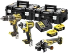 Набір з трьох безщіткових інструментів DeWALT DCK384P2T