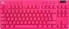 Клавіатура бездротова Logitech G PRO X TKL Lightspeed Tactile Brown Switches Wireless/USB Pink (920-012159)