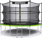 Батут Zipro Jump Pro з внутрішньою сіткою 12 футів 374 см чорно-зелений