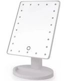 Настольное зеркало для макияжа Large Led Mirror с LED подсветкой, белый