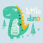 Картина за номерами Little dino 15008-AC 30х30 см. (Art Craft)