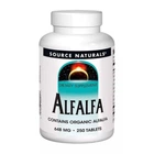 Натуральная добавка Source Naturals Alfalfa 648 мг