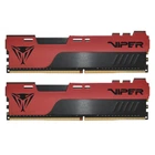 Модуль пам'яті для комп'ютера DDR4 16 GB (2x8GB) 3200 MHz Viper Elite II Red Patriot (PVE2416G320C8K)
