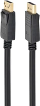 Кабель Cablexpert DisplayPort - DisplayPort V 1.2 (M/M), 5 м, Black (CC-DP2-5M)
