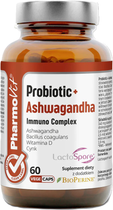 Suplement diety Pharmovit Probiotic+ Ashwagandha Immuno Complex 60 kapsułek (59047039016002)