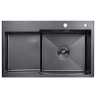 Кухонне миття з нержавіючої сталі Kroner PVD Schwarze - 7848RHM (CV030024)
