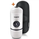 Портативна кавоварка на меленій каві Wacaco Nanopresso Moss Green з кейсом Білий (1017-1084)