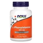 Фенилаланин L-Phenylalanine Now Foods 500 мг 120 капсул