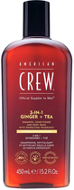 Szampon do włosów American Crew 3in1 Ginger+Tea dla mężczyzn 450 ml (738678003312)