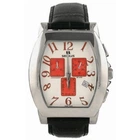 Наручные часы Seculus 4469.1.816 ss case, wht w/red eyes dial, blk strap