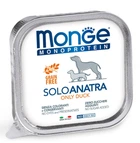 Влажный корм для собак Monge Dog Wet SOLO 100% Утка