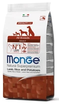 Сухой корм Monge Dog All breeds Adult Lumb&Rice для взрослых собак всех пород со вкусом ягненка и риса