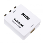 Переходник конвертер видео аудио AV RCA to HDMI FullHD 1080p White (357830)