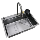 Мийка Mixxus Premium MH7246-SET-01 Nano-Black з вбудованим змішувачем ( MX1696 ) 24392