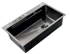 Мойка Mixxus Premium MH7545-SET-05 NANO-BLACK (3.0/0.8) комплект (графит) (MX9632)