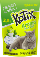 Наповнювач для котячого туалету Kotix Green Apple силікагелевий з ароматом яблука 3.8 л KN7455