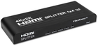 Rozdzielacz Qoltec Splitter 4 x HDMI 4K x 2K aktywny (5901878517988)