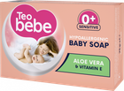 Мыло детское Teo bebe с экстрактом Алоэ + витамин Е, 75 г