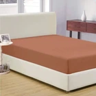 Простирадло на резинці KOLOCO 160 х 200+25 см (38655) Коричневий