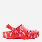 Chodaki dziecięce dla dziewczynki Crocs Classic Vday Clog Kids T 209755-6ZR 24-25 (C8) Czerwone (198445107993)