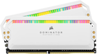 Оперативна пам'ять Corsair DDR4-3600 16384MB PC4-28800 (Kit of 2x8192) Dominator Platinum RGB White (CMT16GX4M2C3600C18W)