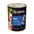 Влажный корм Savory для котов с рыбой 400 г