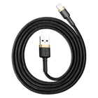 Кабель Baseus Cafule Cable Lightning – USB 1.0 м2 A Black-Gold (CALKLF-BV1)
