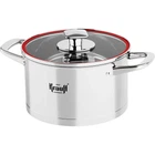 Кастрюля KRAUFF Prime Chef 6,1 л c нержавеющей стали c крышкой