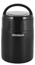 Термос пищевой Ofenbach 800мл из нержавеющей стали, черный
