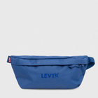 Сумка бананка поясна чоловіча тканинна Levi's Small Banana Sling Headline Logo Limoge D7968-0002 Синя (7626725697238)