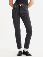 Jeansy skinny damskie Levi's 501 Skinny Off Topic 29502-0227 W25L30 Czarne (5401043581122)