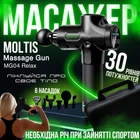 Массажный пистолет Massage Gun MG04 Массажер 6 насадок 30 скоростей в удобном кейсе с ручкой 10047