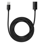 USB кабель удлинитель 2m BASEUS AirJoy Series USB2.0 Черный B00631103111-03