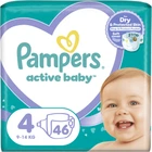 Підгузки Pampers Active Baby Розмір 4 (9-14 кг) 46 шт (8001090949097)