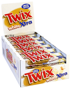 Упаковка батончиков Twix Extra в білому шоколаді 75 г х 30 шт (5000159572019)