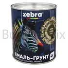Емаль-грунт алкідна ZEBRA PROF 1303 18-0825 Nutria 0,8 кг