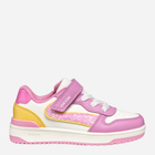 Sneakersy dziecięce dla dziewczynki na rzepy Geox J Washiba Girl J55HXA0BCEW-C8F2V 32 Różowe (8058192231971)