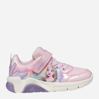 Buty sportowe dzięcięce dla dziewczynki na rzepy Geox J Fadinlight Girl J55M4E0ANKC-C8842 25 Różowe (8058192233241)