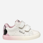 Trampki dziecięce dla dziewczynki na rzepy Geox B Gisli Girl B551MD08502-C0406 25 Białe (8058192274121)